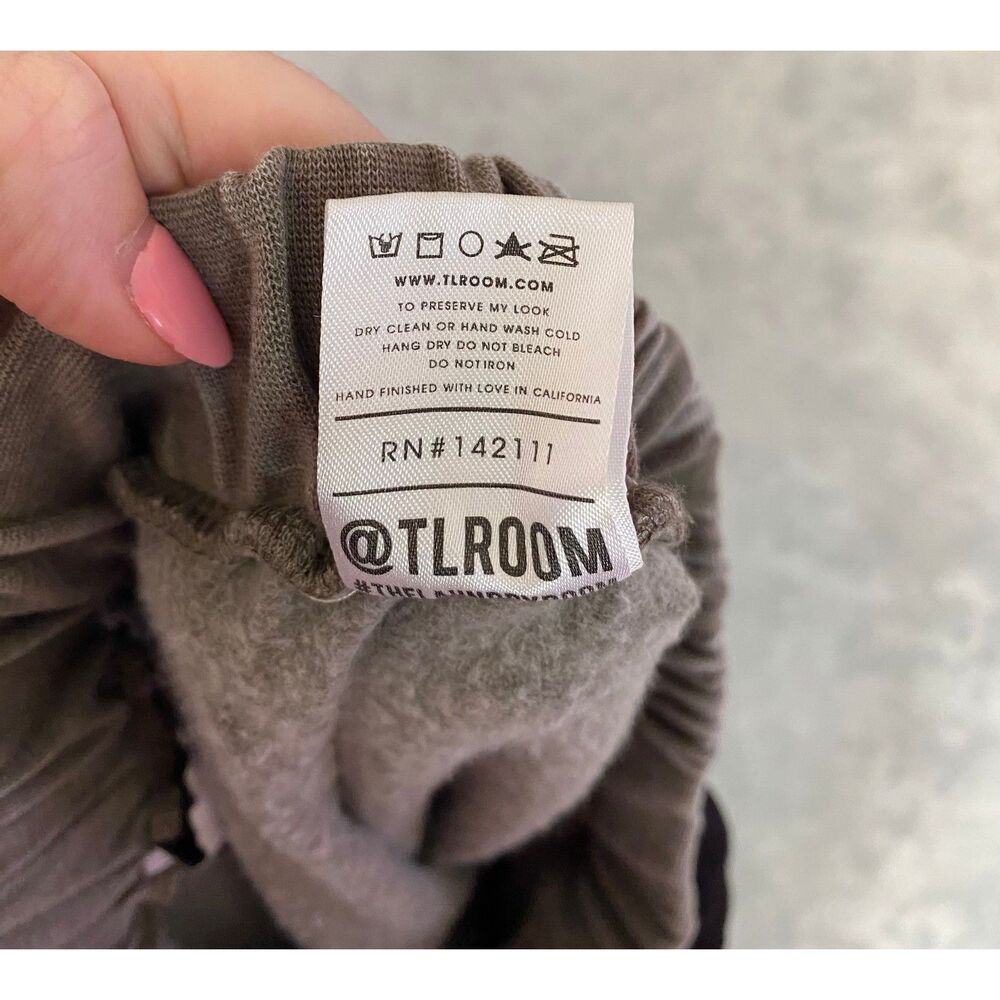 NWT The Laundry Room Grommets Jogger Pants Gray Size M Loungewear - Picture 10 of 11